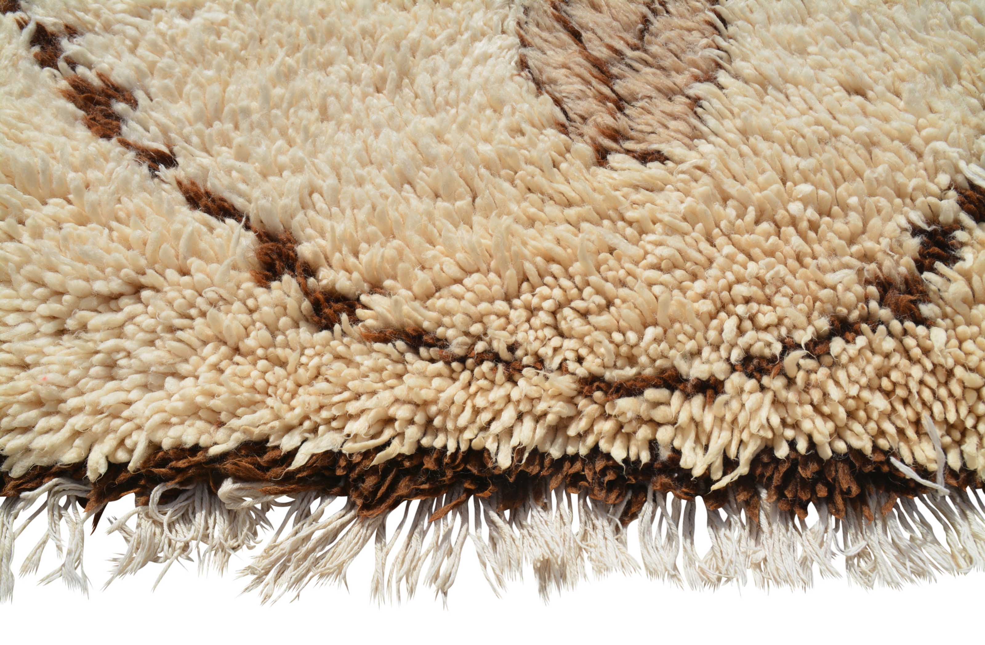 White Vintage Moroccan Rug
