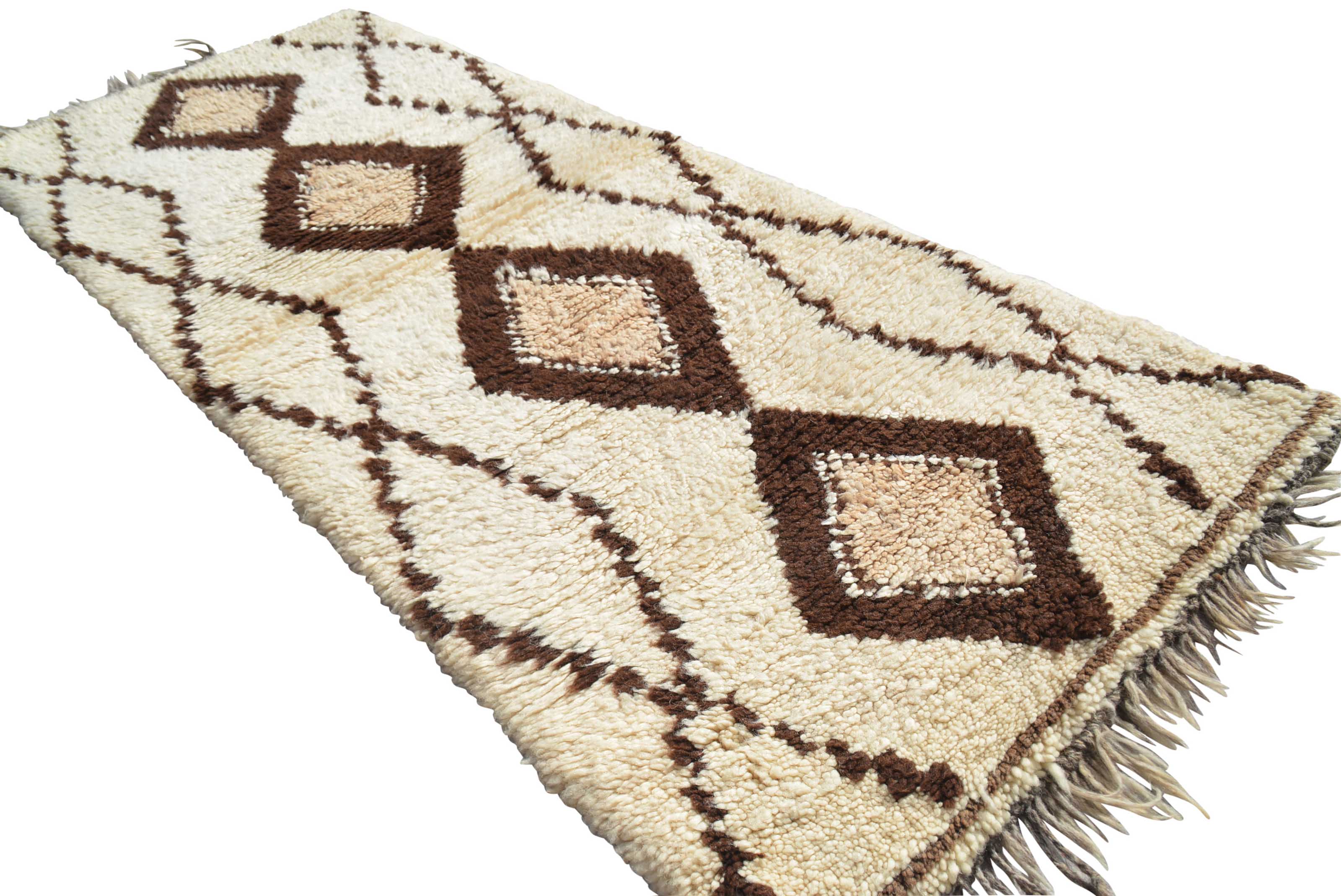 White Vintage Rug - Vintage Moroccan Rug