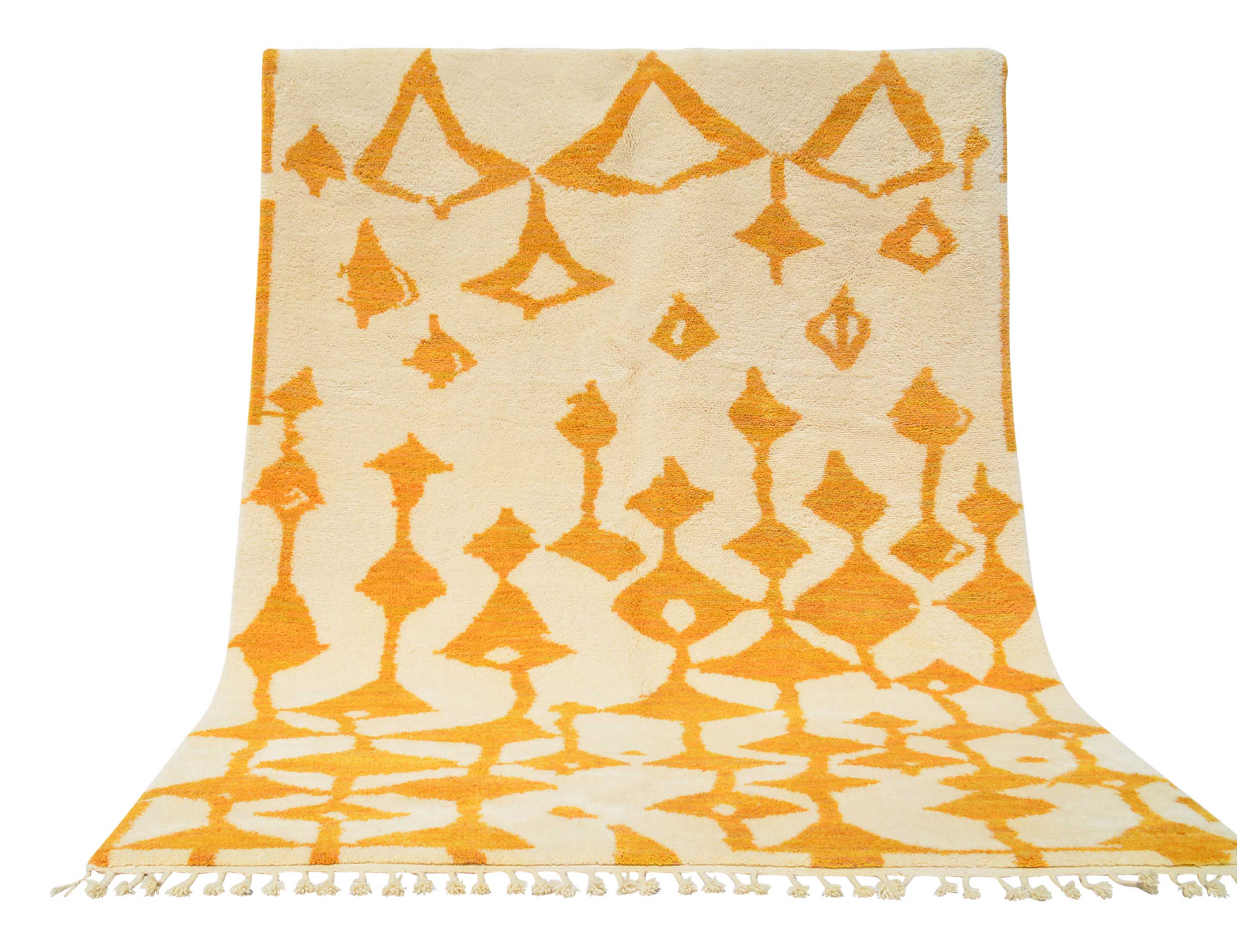 Yellow diamonds Rug