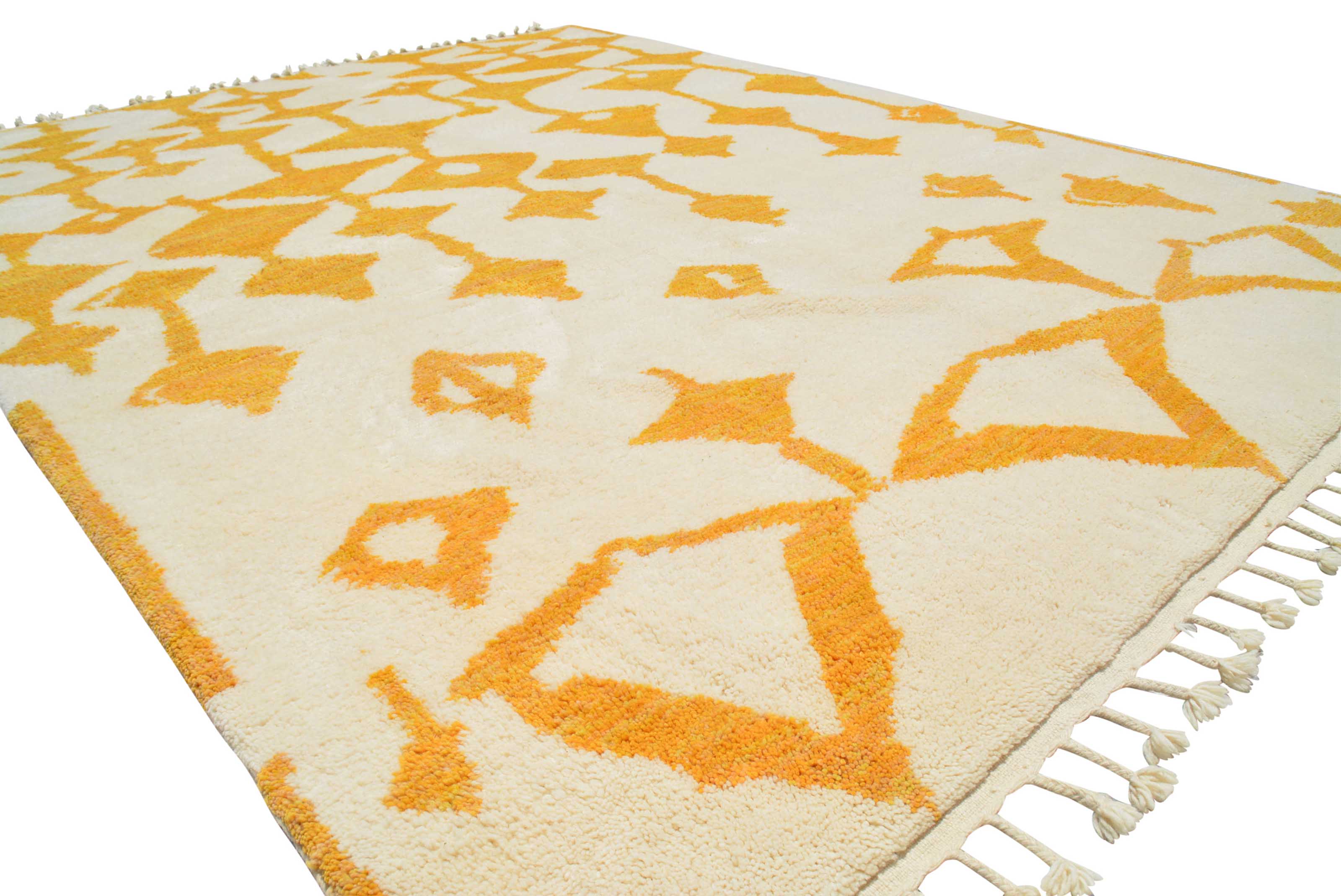 Yellow diamonds Rug